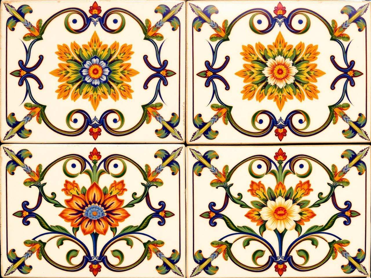 Azulejo Mandala – outra vista